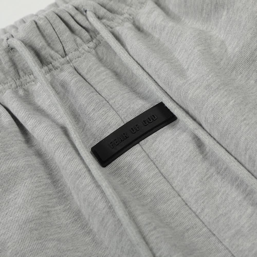 Fear of God Pantaloncini da ginnastica Essentials con stampa di lettere curve Unisex Oversize Cotone Coulisse Vita Elastica Streetwear Casual Sportivi Pantaloncini al Ginocchio