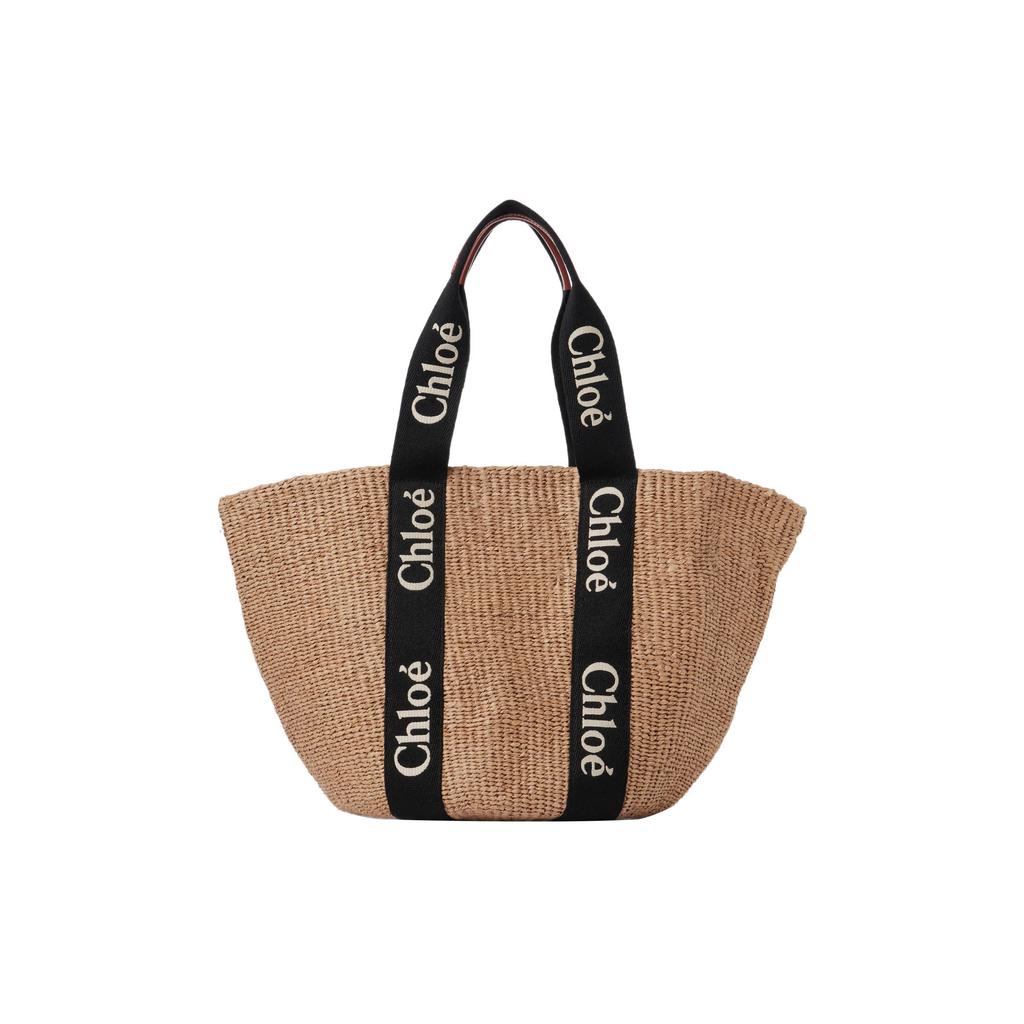 New Chloe Woody Paper One Shoulder Handbag Tubas Women's CHC23-AS380L18-915