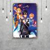 Sword Art Online Vintage Tin Sign Home Decor Wall Decor Art Wall Mural Room Decoration Decor Retro Metal Sign Plate Bar Posters
