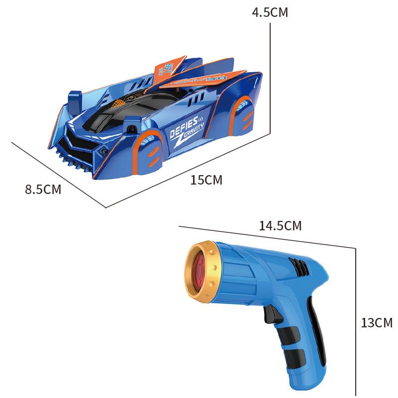 RC Car Stunt Infrared Laser Tracking Wall Ceiling Climbing Follow Light Remote Control Drift Car Electric Anti Gravity Car Toys