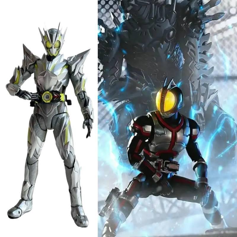 Kamen Rider Zero-one Metal Grasshopper Shf Action Figure Model Toy With Display Stand For Collectors