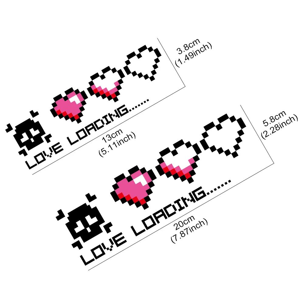 Car Sticker Love Loading Window Windshield Skull Heart Vinyl Decals Motorcycle Waterproof Vinyl Sticker Decoration Accessories