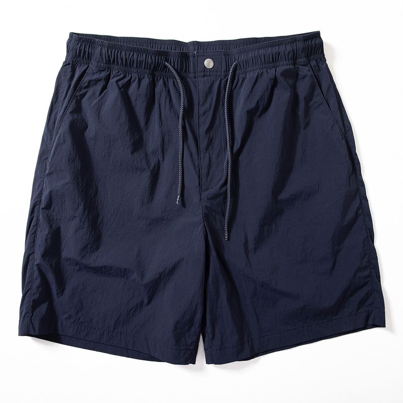 Summer Quick-Dry Shorts for Men, Lightweight, Simple, Versatile Beach Shorts, Outdoor Functional Style, Loose Straight-Leg Five-Point Pants