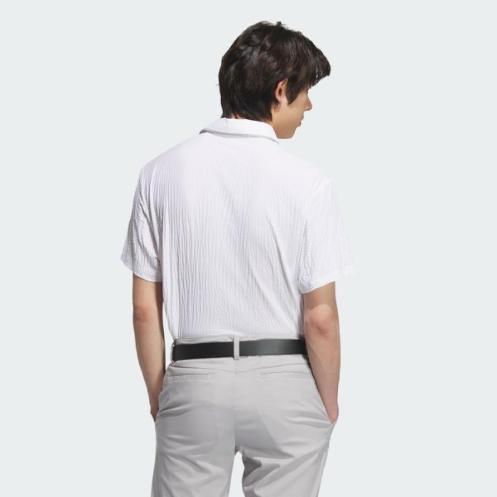 Adidas Golf AdidaS Golf Men S SeerSucker Polo T ShirT Je7149