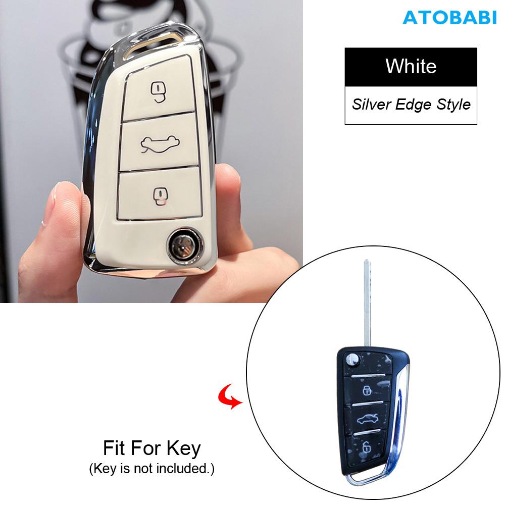 Tpu Car Key Cover Folding Remote Control Fobs Shell Case Keychain Holder Auto Accessories For Jac S3