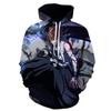2026 new classic sunman reaper cosplay periphery, animation 3D digital printing casual hooded sweater