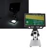 9 Inch LCD Digital Microscope 12MP 1600X Magnification 1080P Coin Microscope Magnifier for Plants Rocks Circuit Boards