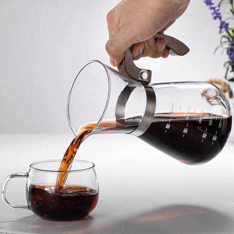 ZISIZ Glass Coffee Pot
