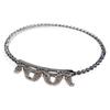 Threaded Fashion Irregular Letter Bracelet Versatile and High-end Graphic Copper Women's Bracelet