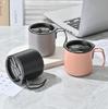 12oz 304 Stainless Steel Insulated Coffee Mug with Handle, Double Wall Vacuum Office Cup for Hot Cold Drinks
