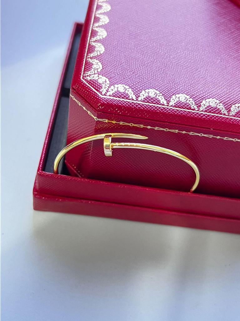 Ka Family CNC Precision Gold Thin Nail Bracelet - Elastic Memory, European & American Fashion Jewelry.