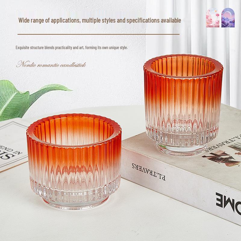 Color-Changing Nordic Glass Candle Holder & Diffuser