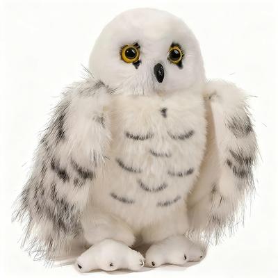 20cm Cartoon White Owl Plush Toys Soft Stuffed Animals Cute White Eagle Plushie Toys Kids Toys Home Decor Girls Birthday Gifts