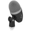 Behringer C112 Dynamiczny Mikrofon Bębna Basowego z Dużą Superkardioidalną Charakterystyką Kierunkowości, Wytrzymała Metalowa Obudowa i Adapter do Statywu Mikrofonowego, Membrana, Charakterystyka, Odlew Ciśnieniowy