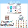 Original Mermaid Theme Party Decor Ocean Animal Birthday Banner Balloon Cake Topper Set
