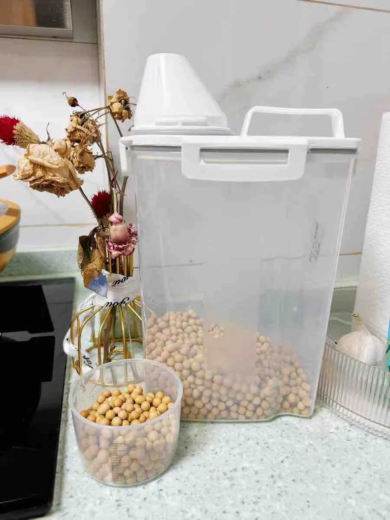 Portable Airtight Storage Jar for Laundry - Washing Powder & Liquid Dispenser with Measuring Cup Efficient Laundry Organizer