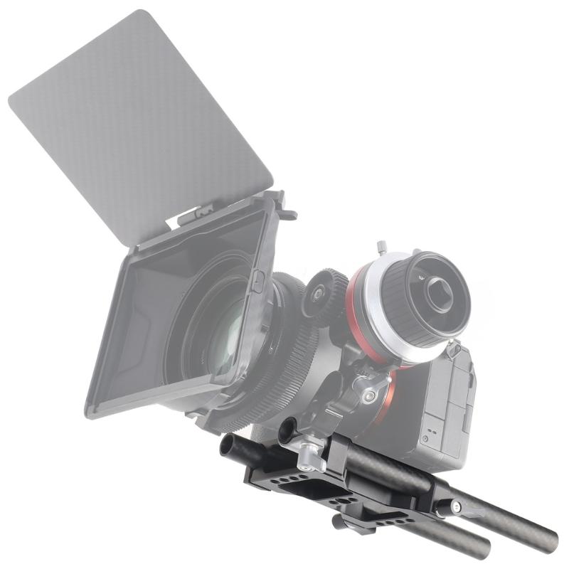 Universal 15mm Double Hole Tube Clamp Quick Release Plate For Camera Tripod Systems With Fast Installation And Stability