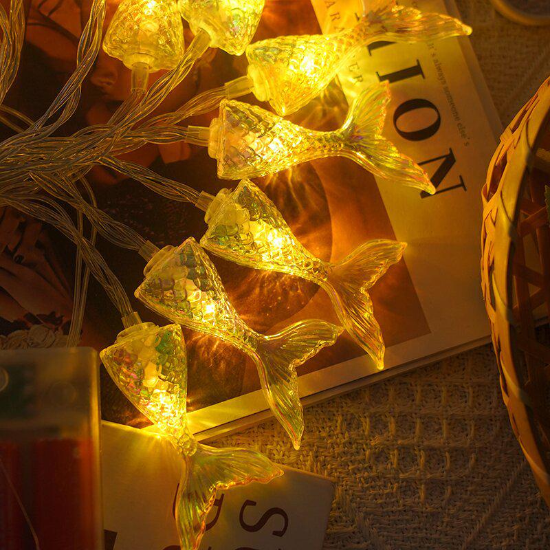 LED Colorful Seashell & Starfish Festive Lights for Indoor/Outdoor Décor