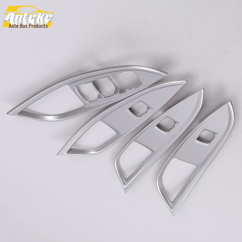 Fits 18 GL6 Models: Glass Lift Switch Decorative Frame for Car Door Window Armrest Lift Button Trim