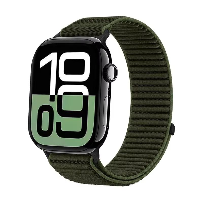 Strap for Apple Watch Ultra 3 Bands Iwatch 49mm 44mm 40mm 42mm 46mm 41mm 45mm Nylon Loop Correa Bracelet Series 10 9 8 7 2 Se 11