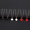 Gossip Girl-Inspired Four-Leaf Clover and Heart Necklace