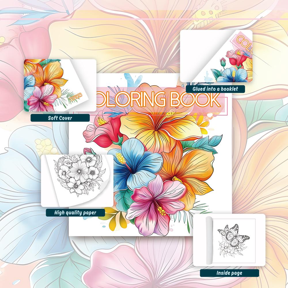 1pc,30 Sheet Adult Drawing Book8.3x 8.3 In100gsm Thick Paper for Soothing, Anxiety and More, Perfect for Many Holiday Gifts!