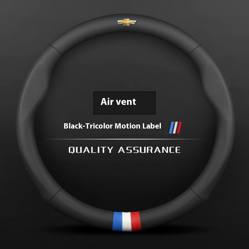 Leather Car Steering Wheel Cover For Chevrolet Malibu Sail Equinox Cruze Cavalier Menlo Bolt Aveo Onix Capti Cavalier Accessorie