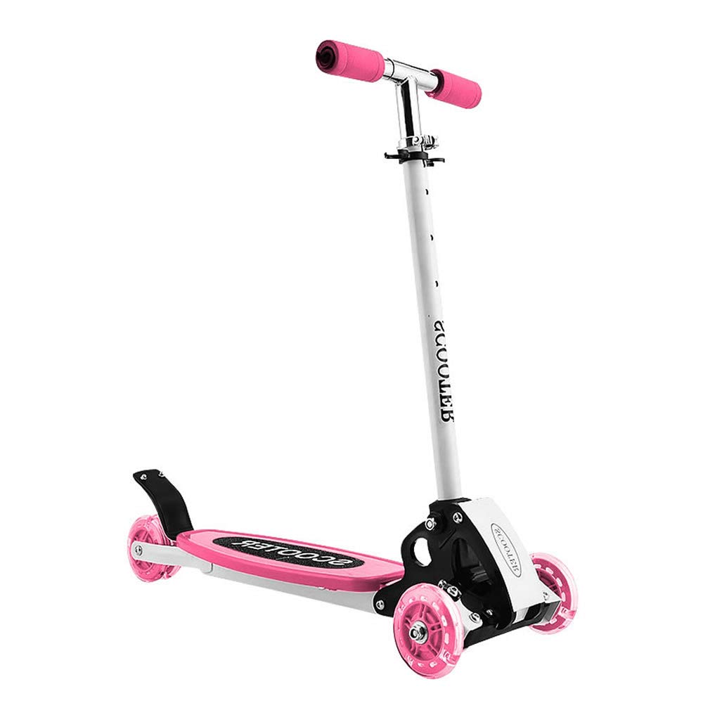 

Kaitou 3-Wheel Kick Scooter, Kickboard, Folding, Kids Toy, Christmas, Pink [Used]