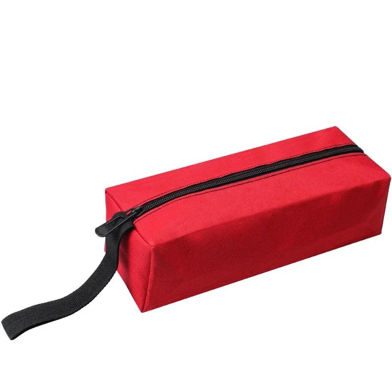 1pc S/L Hand Tool Bag Small Screws Drill Metal Parts Tools Bag Waterproof Canvas Instrument Case Tool Organizer Tool Storage