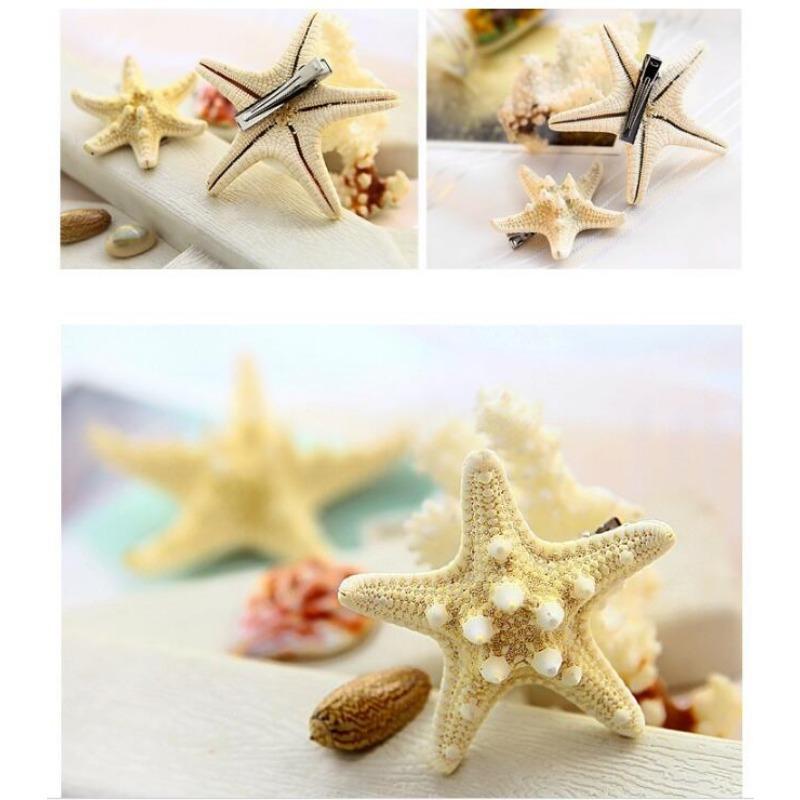1 Stück Damen Haarnadel für Frauen Süß Schön Seestern Strand Seestern Stab Haarspange Geschenk Schmuck Damen Accessoires Haarschmuck