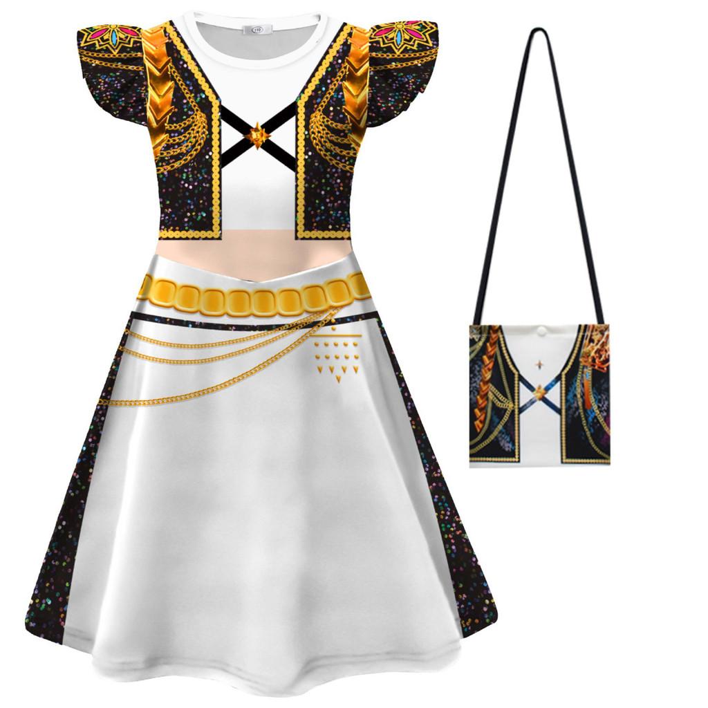 Demon Hunters Kpop Girl Cosplay Costume Dress Halloween Party Stage Performance 120cm