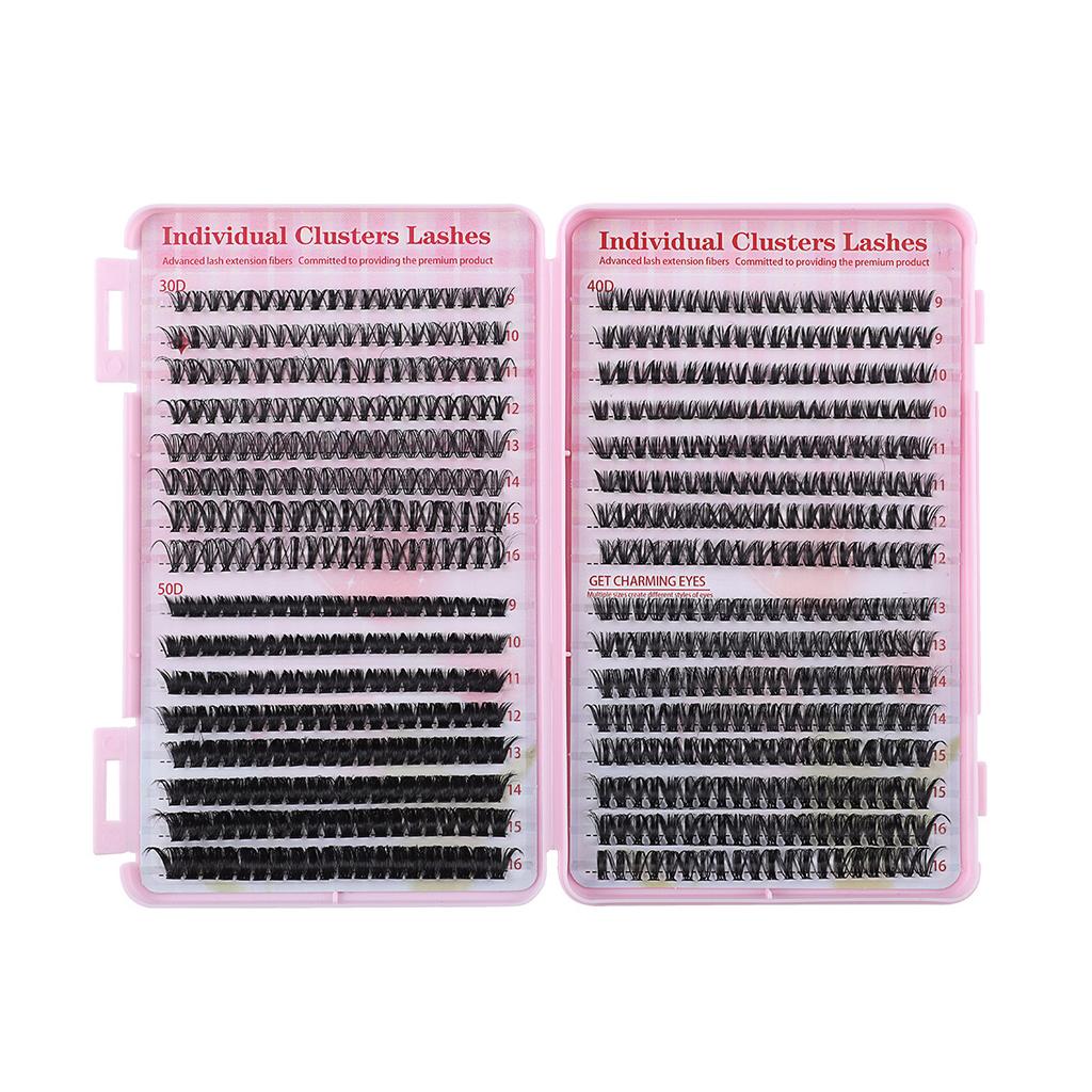 Diy Single Tuft Large Capacity Eyelash Book False Eyelashes 640 Tufts 30D40D50D Multiple Hair Eyelashes