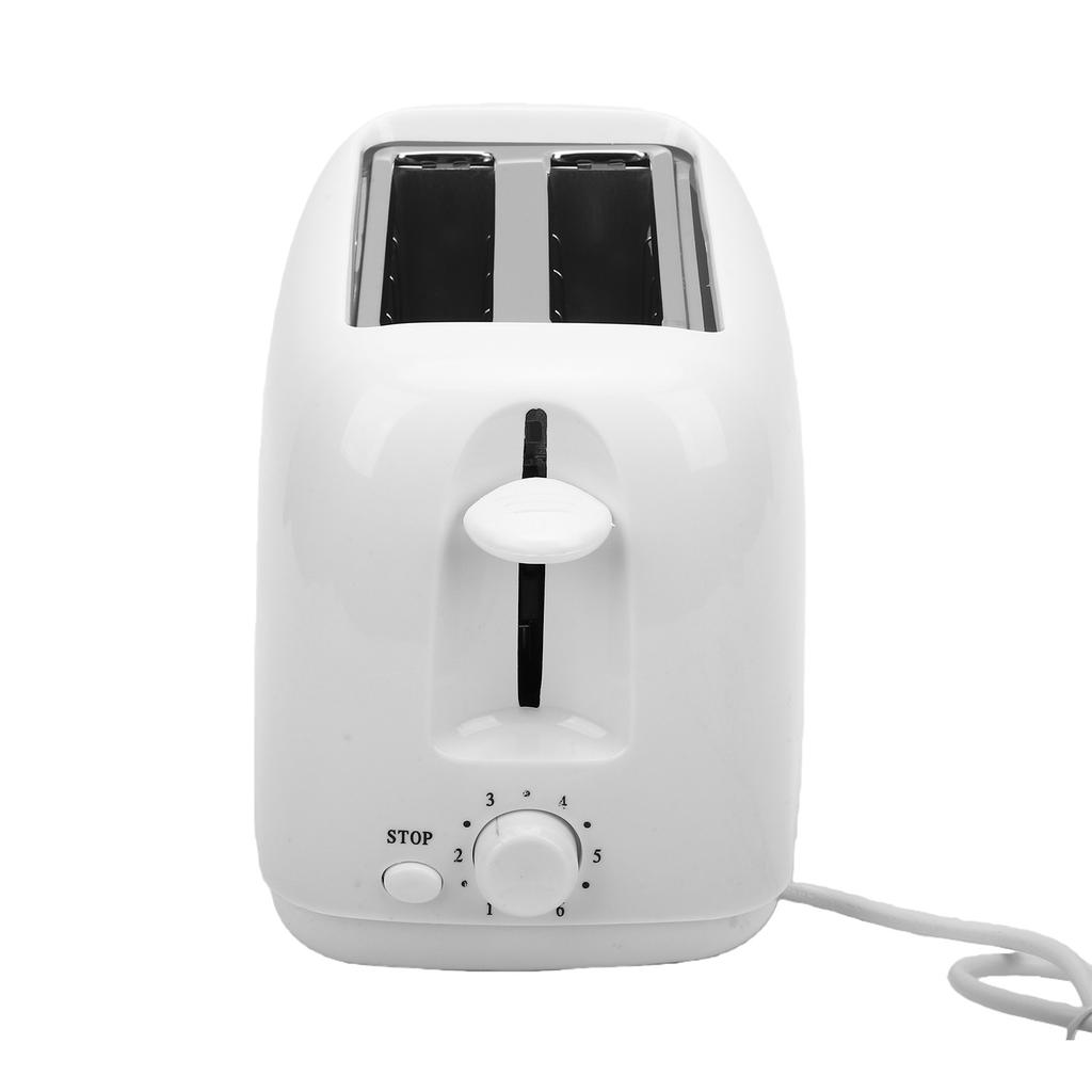 2   Toaster Schmaler Schlitz Toaster 7 Bräunungsstufen Herausnehmbare Krümelschublade Brot Waffeln Bagels Kleines Küchengerät für Zuhause Wohnungen Wohnheime Camping