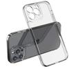 Premium Transparent Glass Case for Apple 13 Pro Max Offers Simple Tempered Glass Design for Anti-fall and Anti-collision Protection.