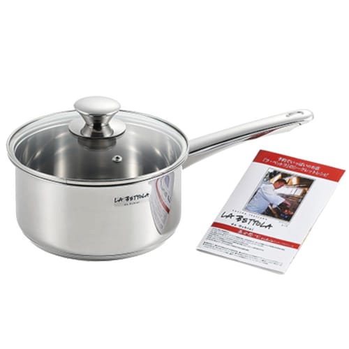 Ochiai Tsutomu" IH 200V Compatible Saucepan, 18cm, LB-172R
