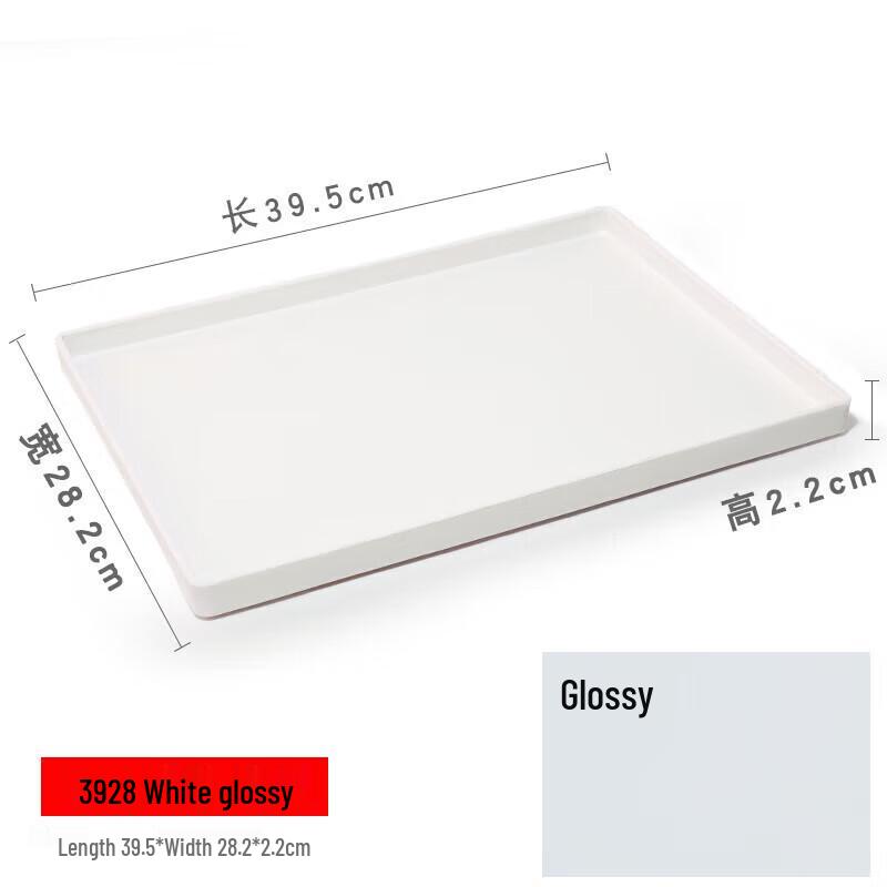 

Melamine Wood Grain Non-slip Rectangular Serving Tray