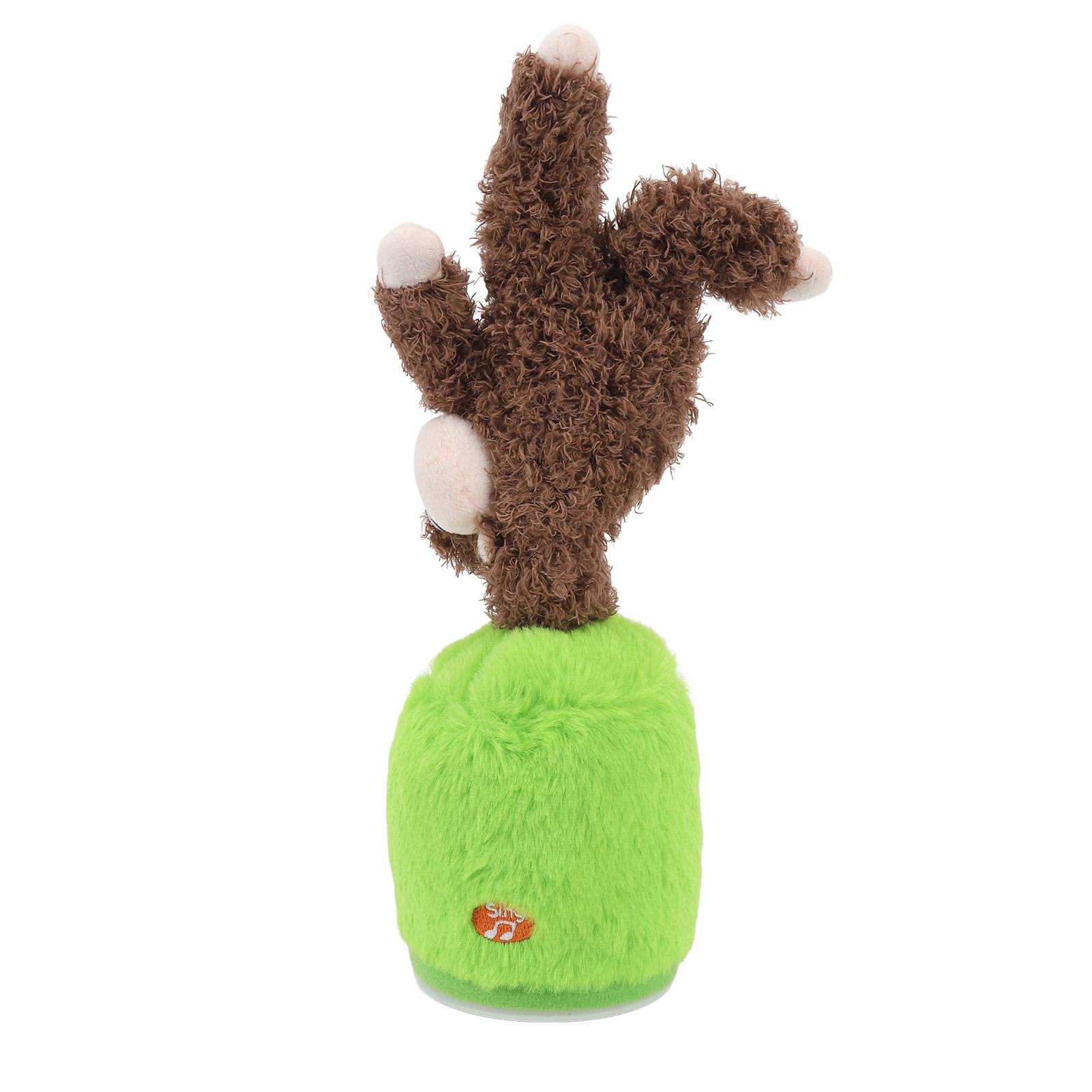 Поющая танцующая плюшевая игрушка ПП хлопок Мягкая удобная Веселая Электрическая музыкальная плюшевая игрушка для детей Дети