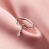 Love Heart Rings Raindrop / Waterdrop Ring For Women Vintage Wedding Rings Femme Wholesale Accessory Women Fashion Gifts