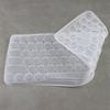 Keyboard Cover for Bluetooth-compatible Wireless Keyboard Silicone Keyboard Protectors Skin Ergonomic Keyboard Protective