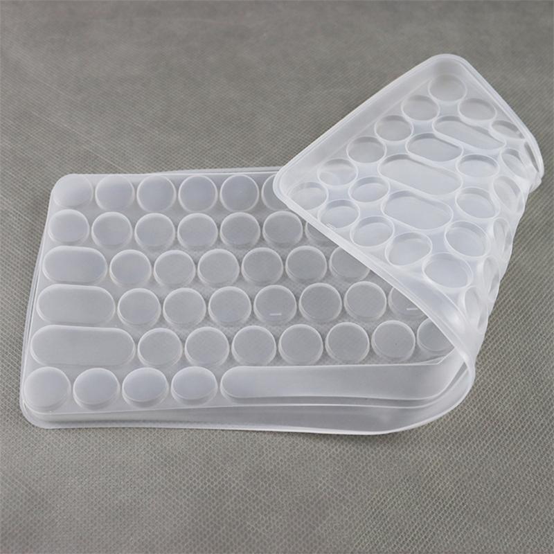 Keyboard Cover for Bluetooth-compatible Wireless Keyboard Silicone Keyboard Protectors Skin Ergonomic Keyboard Protective