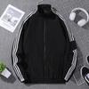 Men's Coat Tooling Men's Teen Sports Top Three Bar Jacket Men's Breathable and Wear-resistant Long Sleeves
