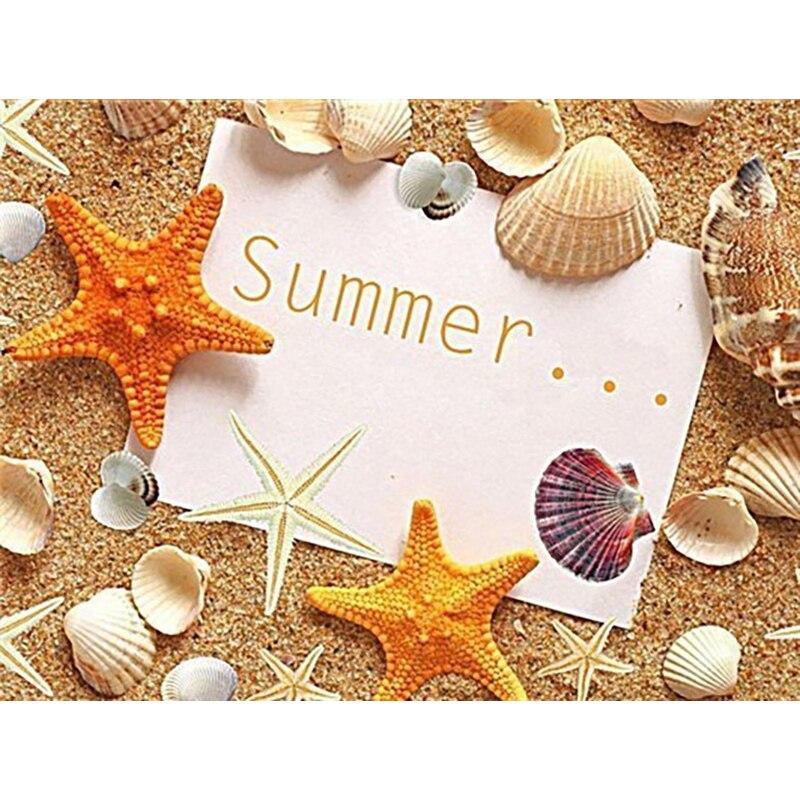 

Новый 5D DIY Алмазная картина с видом на море Морская звезда Алмазная вышивка животных вышивка крестиком полная круглая дрель домашний декор художественный подарок Full Round 15x20CM