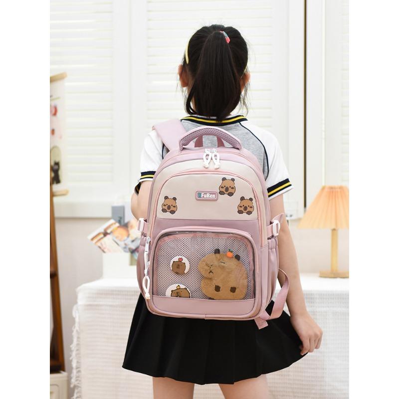 New high-value, fresh, sweet and cute cartoon backpack children's level 1-3 student backpack