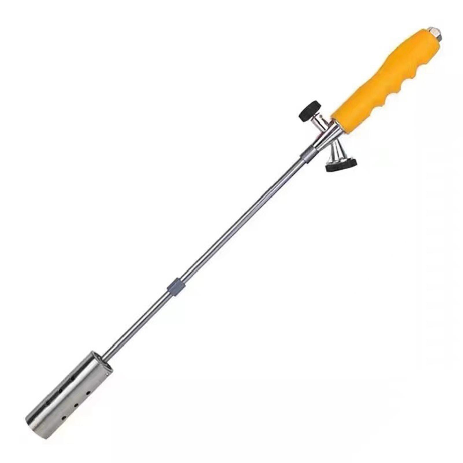 

New Burners Gases Torch Long Arm Blow Torches for Weeds Compact Weeding Fires Machine Outdoor BBQ Blowtorch Camp Flamethrowers жовтий