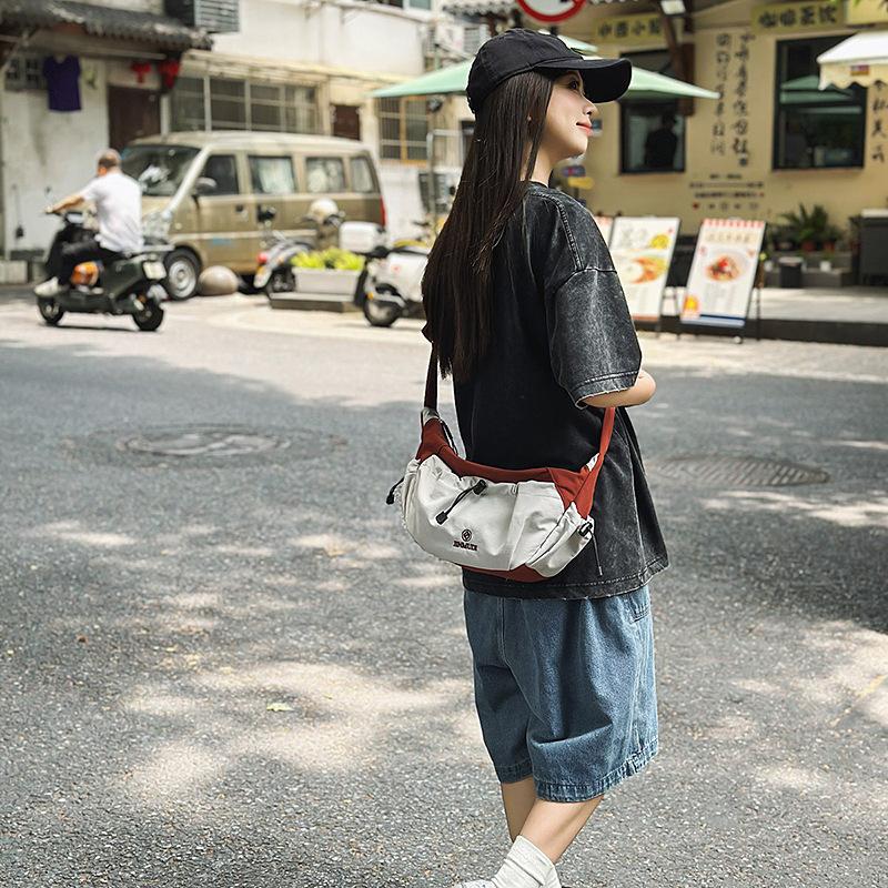 Summer new foreign style texture simple large capacity dumpling bag 2025 fashion trend women's shoulder messenger bag