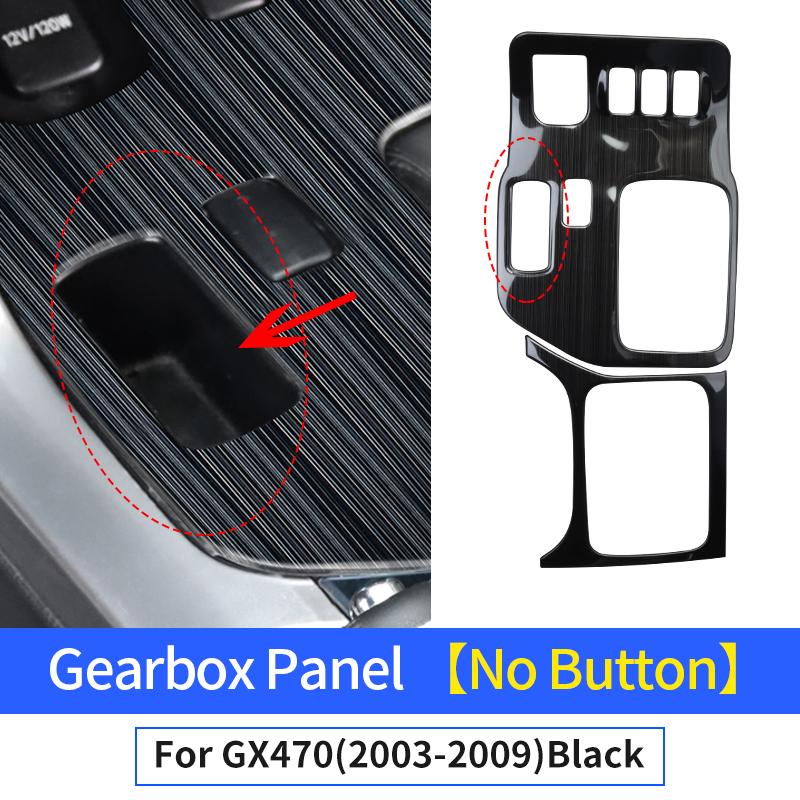 For 2003-2009 Lexus GX 470 GX470 2008 2007 2006 2005 Control Panel Modification Gearbox Cover Interior Decoration Accessories