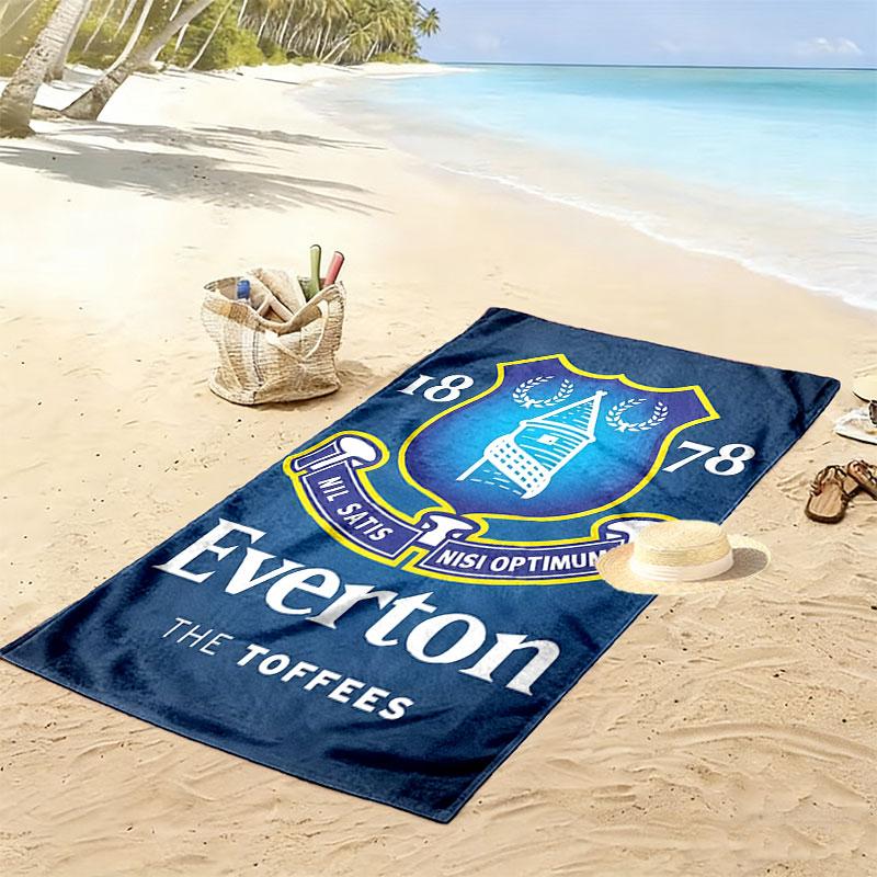 The Blues logo Print Beach Towel, Large Soft Quick Dry Towel for Beach Camping Swimming
