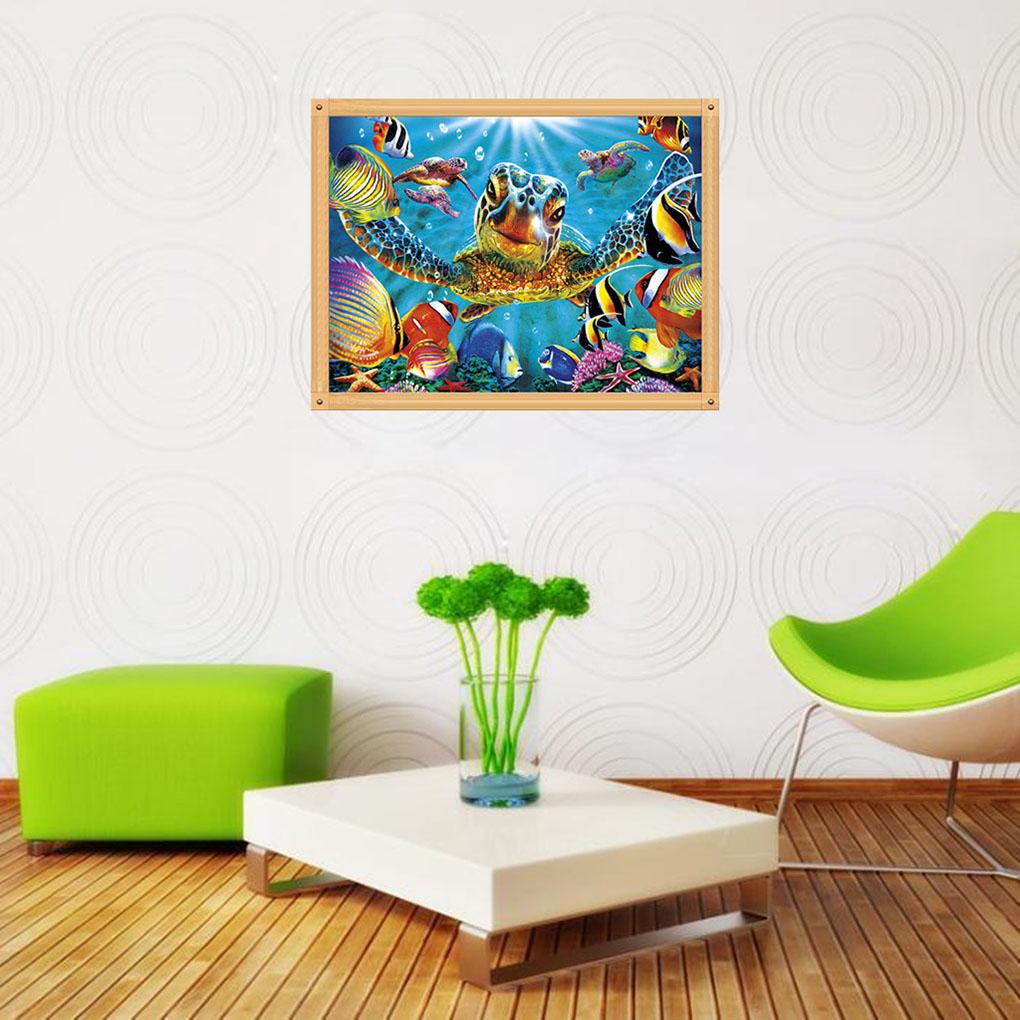 Underwater DIY Diamond Painting 5D Wall Decor Diamond Cross-stitch Embroidery