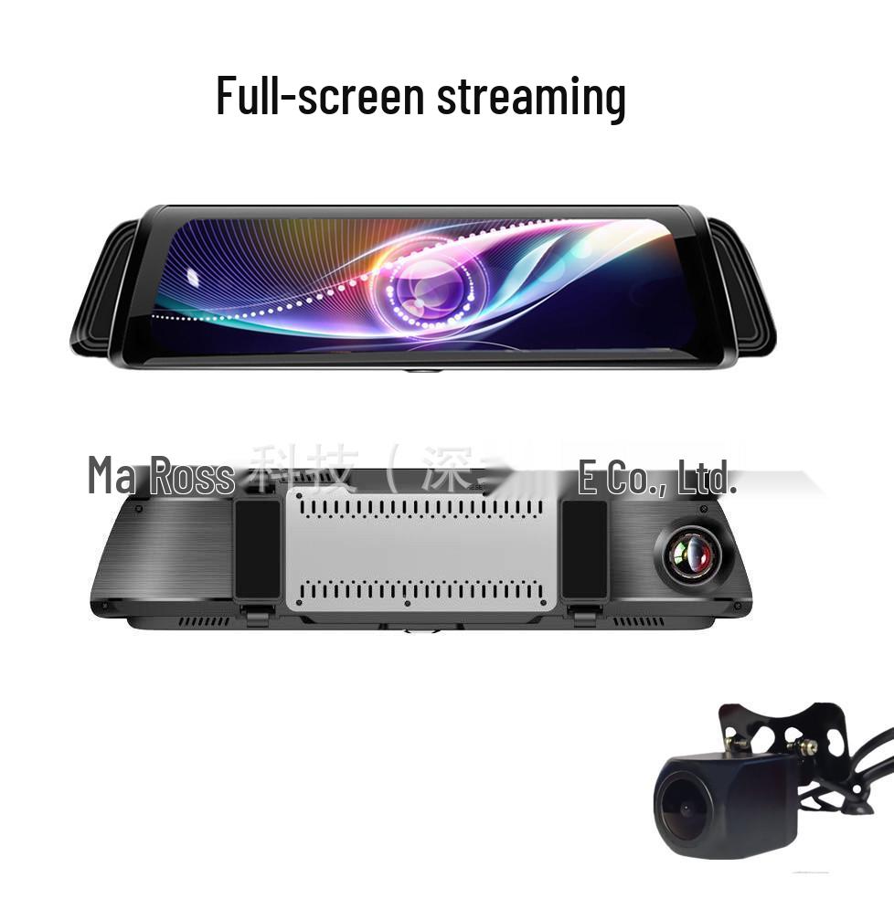 3-Channel 1080P WiFi Dashcam with Infrared Lights for Interior, Exterior, and Rear Recording