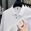 Original Brand Men'S Polo Shirt 100 Cotton Lapel Dog Embroider Long Sleeve T-Shirt Autumn New Business Casual Handsome Men'Swear